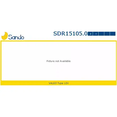 Ведущая шестерня, стартер SANDO FBZV3 SDR15105.0 1266836651 VFH9U 5 изображение 0