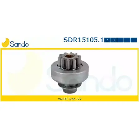 Ведущая шестерня, стартер SANDO 3TW2R SZ KHFT 1266836653 SDR15105.1 изображение 0