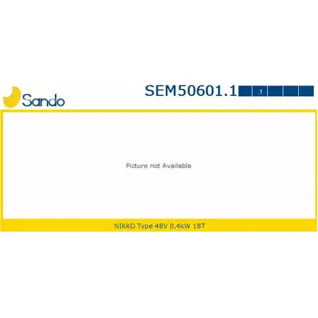 Электродвигатель SANDO SEM50601.1 1266836773 5396HUP 3UYA 7O изображение 0