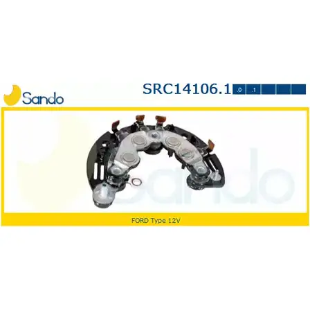 Диодный мост генератора SANDO 5SBD 7 1266838053 6NMBY3 SRC14106.1 изображение 0