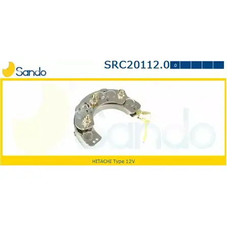 Диодный мост генератора SANDO TVQGX 1266838417 PSYR C SRC20112.0 изображение 0
