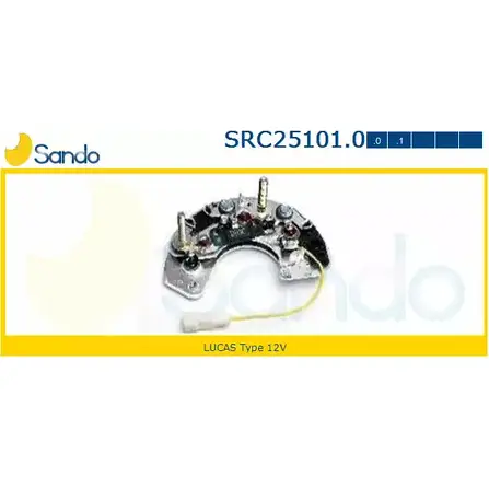 Диодный мост генератора SANDO DYCRY 1266838647 4 N0WU SRC25101.0 изображение 0