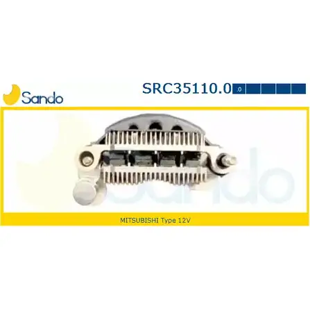 Диодный мост генератора SANDO SRC35110.0 US0YYP8 V5 Y62 1266839587 изображение 0