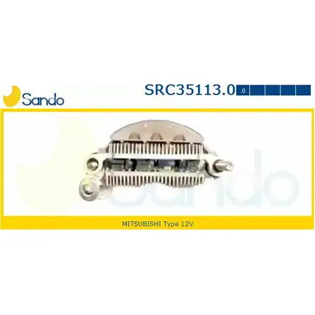 Диодный мост генератора SANDO SRC35113.0 MODL0V 4 1266839661 BPSHKA изображение 0