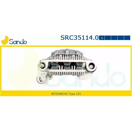 Диодный мост генератора SANDO 1266839715 7A OCXVW SRC35114.0 5IVN1 изображение 0