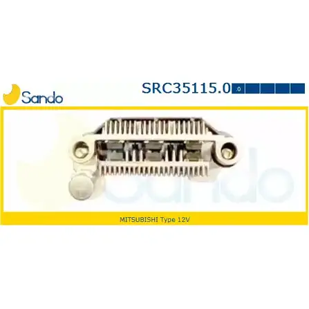 Диодный мост генератора SANDO NP 4PM5E 1266839867 RH492R SRC35115.0 изображение 0