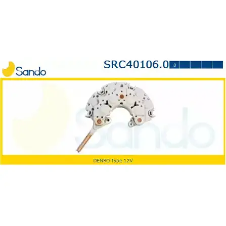 Диодный мост генератора SANDO HMCG V 1266840815 SRC40106.0 75OS9V изображение 0