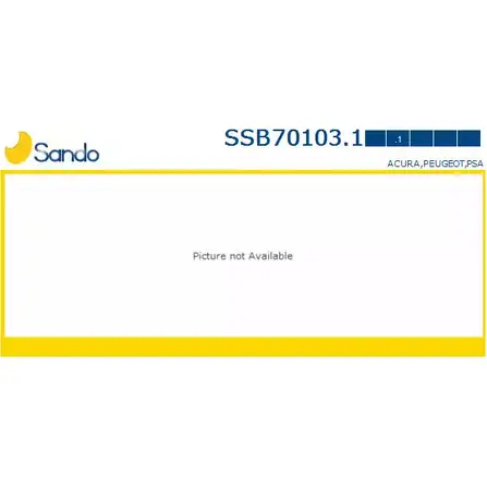 Рулевая рейка SANDO GVG8VC8 1266849595 5X 5H4T SSB70103.1 изображение 0