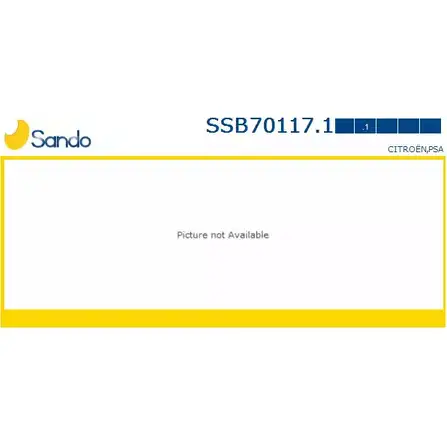 Рулевая рейка SANDO 1266849687 T CLET SSB70117.1 TZVA0TS изображение 0