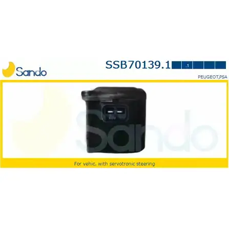 Рулевая рейка SANDO SSB70139.1 3L493G 1266849777 EU8 LBI изображение 0
