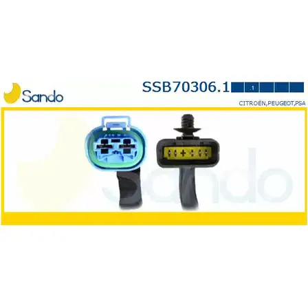 Рулевая рейка SANDO 3VUID6 18AW3 N4 SSB70306.1 1266849983 изображение 0