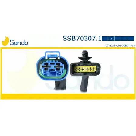 Рулевая рейка SANDO 1266850007 SSB70307.1 4NKWGY R 9RN5A изображение 0