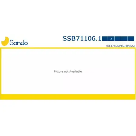 Рулевая рейка SANDO 1266850245 VFDVEZH SSB71106.1 9KWH2 0Y изображение 0