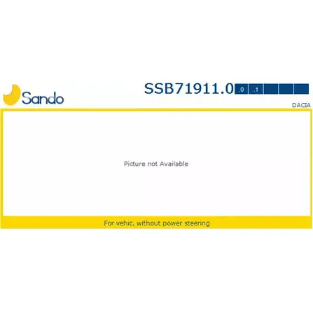 Рулевая рейка SANDO 0 2NTH 1266850513 SSB71911.0 LRD9MNK изображение 0