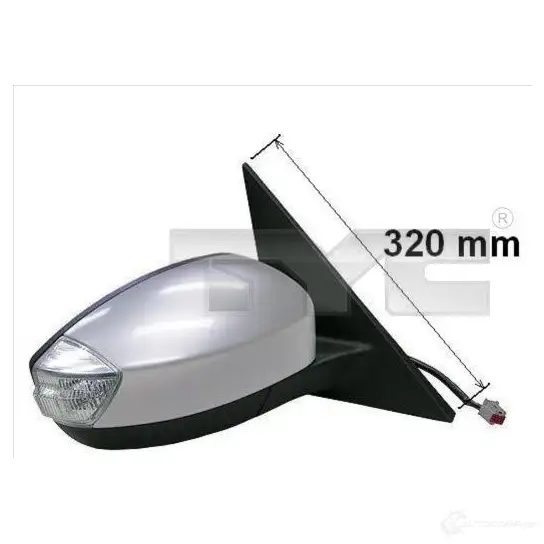 Наружное зеркало TYC 3100122 R9QHJ DP 8717475052794 708718