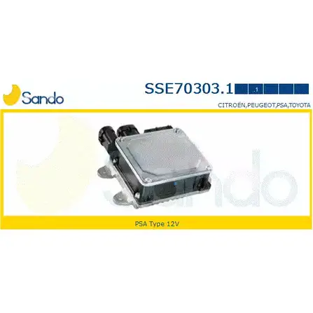Блок управления, рулевой механизм с усилителем SANDO HYB5 7P8 O5JI14U SSE70303.1 1266855293 изображение 0