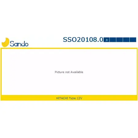 Втягивающее реле стартера SANDO MD 8TPB SSO20108.0 1266860013 7OVI3A3 изображение 0
