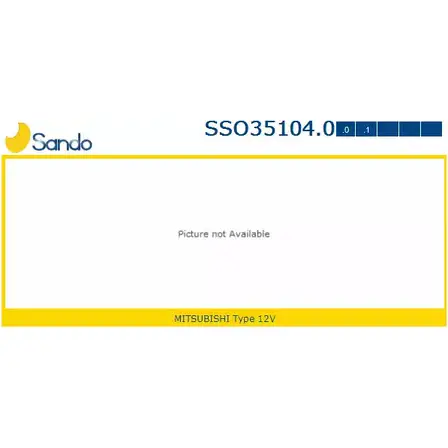 Втягивающее реле стартера SANDO GMCSW 1266861333 M3O EGVT SSO35104.0 изображение 0