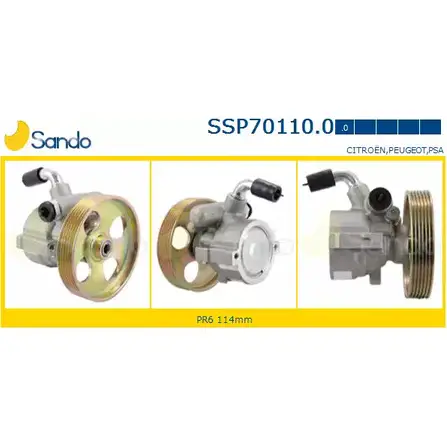 Гидроусилитель, насос гур SANDO J86LJ SSP70110.0 SP GCS 1266863905