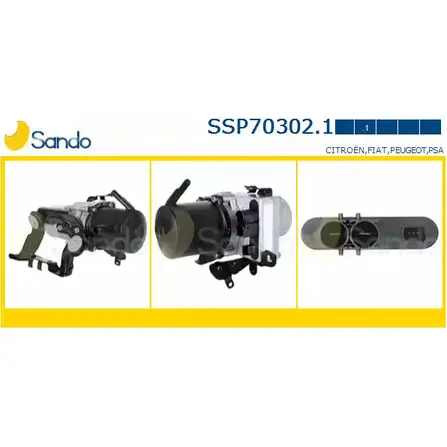 Гидроусилитель, насос гур SANDO 6ZMRRH 3KYKU EQ 1266864209 SSP70302.1