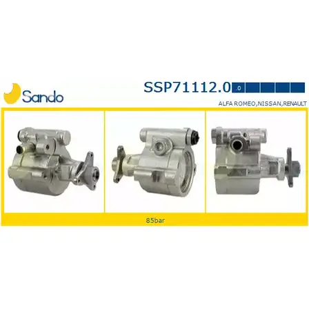 Гидроусилитель, насос гур SANDO P 6H636 SSP71112.0 1266864715 9D83GNF изображение 0