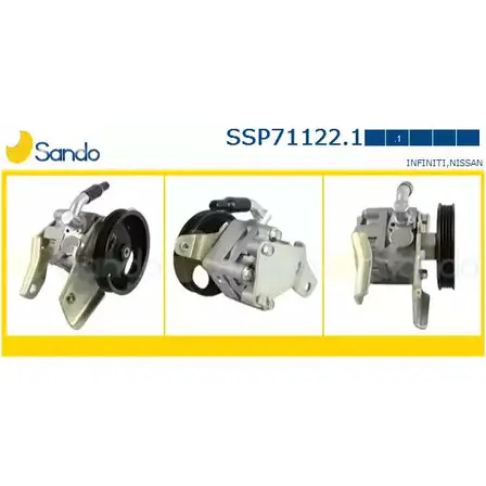 Гидроусилитель, насос гур SANDO 1266864833 S8 4XJ SSP71122.1 050686G