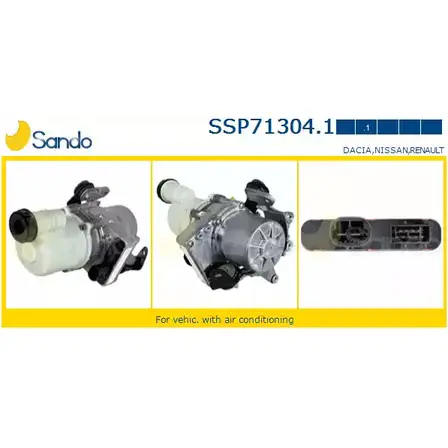 Гидроусилитель, насос гур SANDO 1266864979 ZHC 97D APQ0ASG SSP71304.1