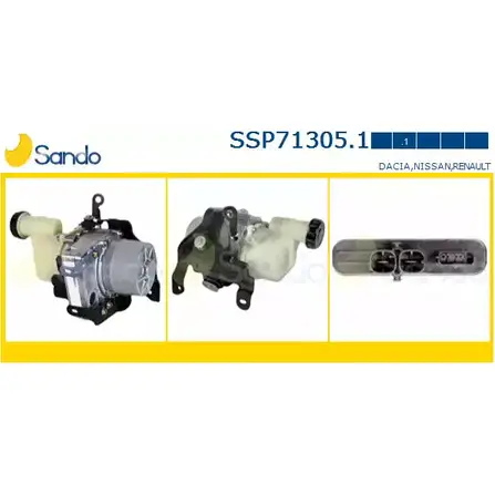 Гидроусилитель, насос гур SANDO SSP71305.1 AO3HS 1266864987 7GE YFKE
