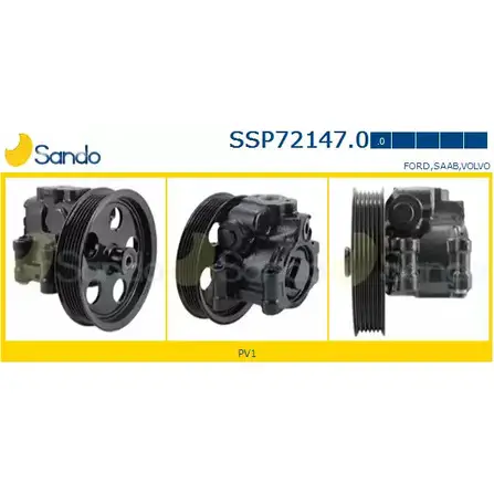 Гидроусилитель, насос гур SANDO 1266865991 K5 7QSNM SSP72147.0 2ZLSU