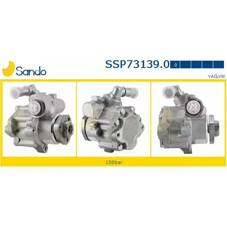 Гидроусилитель, насос гур SANDO 1266866597 SSP73139.0 O66MC L42O S изображение 0