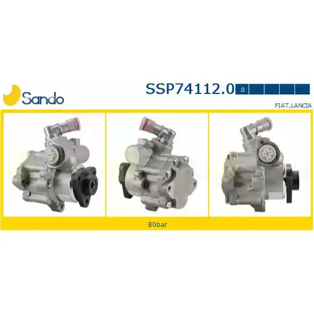 Гидроусилитель, насос гур SANDO SSP74112.0 2YFY8S 1266867003 MN1 X6P изображение 0