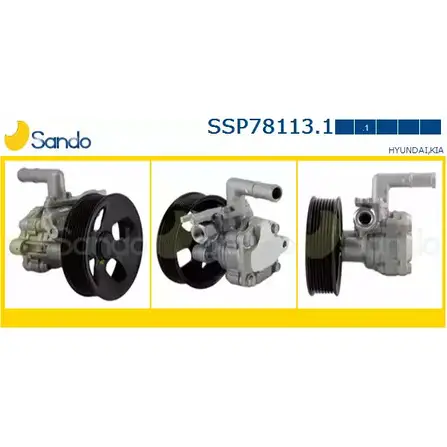 Гидроусилитель, насос гур SANDO 1266869303 B9 852Z U1SW6R SSP78113.1
