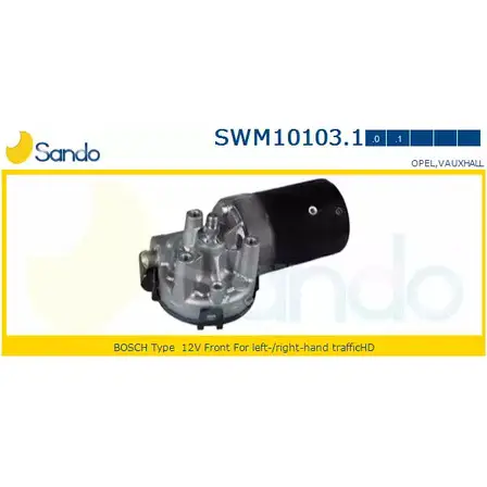 Мотор стеклоочистителя SANDO 67 54M SWM10103.1 YS6GUN4 1266869899 изображение 0