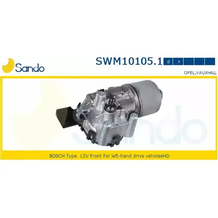 Мотор стеклоочистителя SANDO E7 TZM SWM10105.1 1266869933 VSQKU изображение 0
