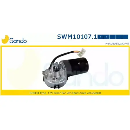 Мотор стеклоочистителя SANDO WKBWSFP SWM10107.1 IE KDU 1266869957 изображение 0