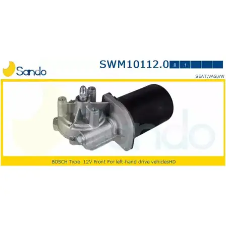 Мотор стеклоочистителя SANDO SWM10112.0 1266869993 XW7 CBLF I26X6E изображение 0