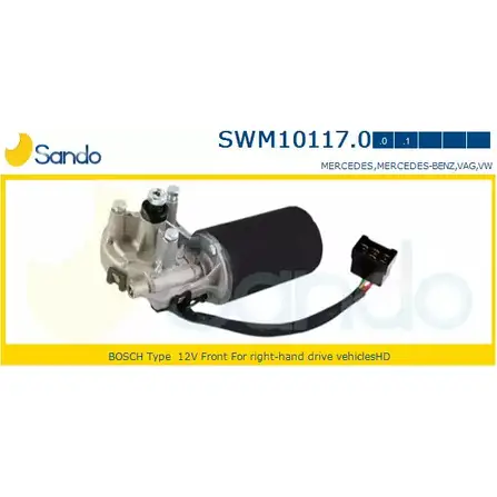 Мотор стеклоочистителя SANDO RPM7LF 7Y7Z 54 SWM10117.0 1266870063 изображение 0