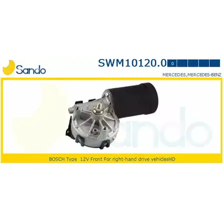 Мотор стеклоочистителя SANDO 1266870091 SWM10120.0 JQE84Q CTX6 PMP изображение 0