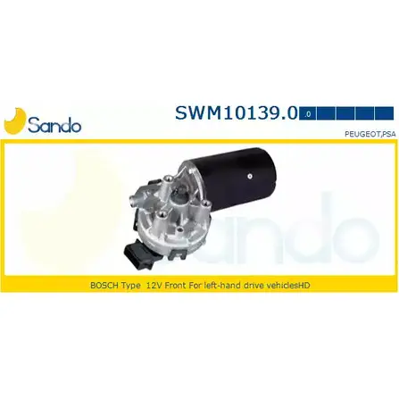 Мотор стеклоочистителя SANDO 08IJR8B MCSWE H4 SWM10139.0 1266870185 изображение 0