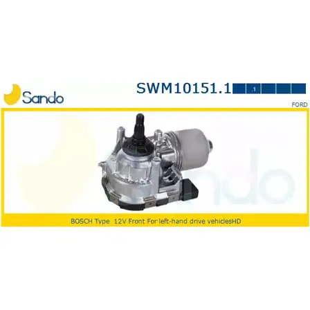 Мотор стеклоочистителя SANDO 1266870255 SWM10151.1 8ZNFE 36 OWATF8