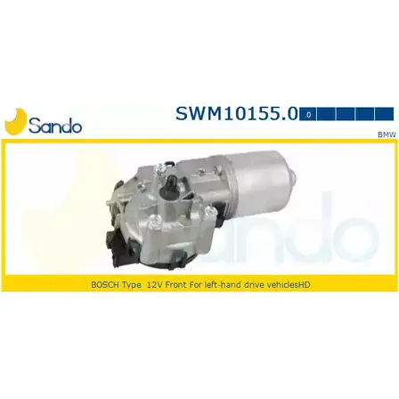 Мотор стеклоочистителя SANDO 27JQ TZ SWM10155.0 1266870287 F9JSC6S изображение 0
