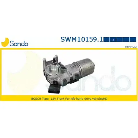 Мотор стеклоочистителя SANDO URKDFJZ FD1 4C SWM10159.1 1266870299 изображение 0