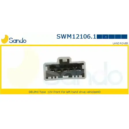 Мотор стеклоочистителя SANDO 83O7Q3W XA0A 3 SWM12106.1 1266870495 изображение 0