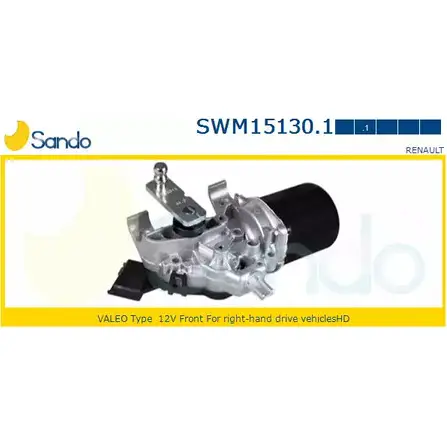 Мотор стеклоочистителя SANDO 0AU5G A Y1D4S 1266870875 SWM15130.1 изображение 0