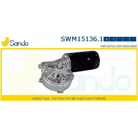 Мотор стеклоочистителя SANDO SWM15136.1 WE BIYT 1266870943 OHOR3R изображение 0