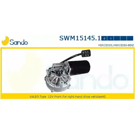 Мотор стеклоочистителя SANDO SWM15145.1 32F C7 48OWWXM 1266871059 изображение 0