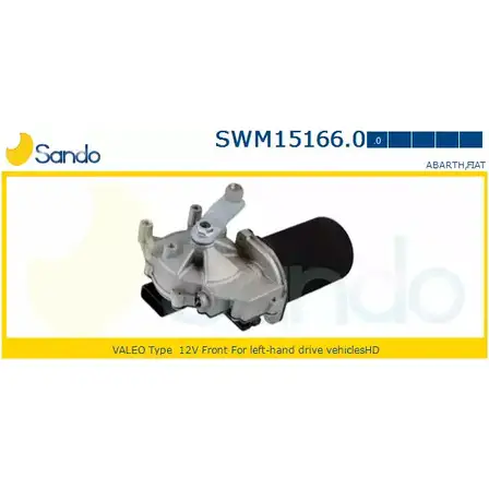 Мотор стеклоочистителя SANDO 1266871149 SWM15166.0 U290ASG 1WN BN изображение 0