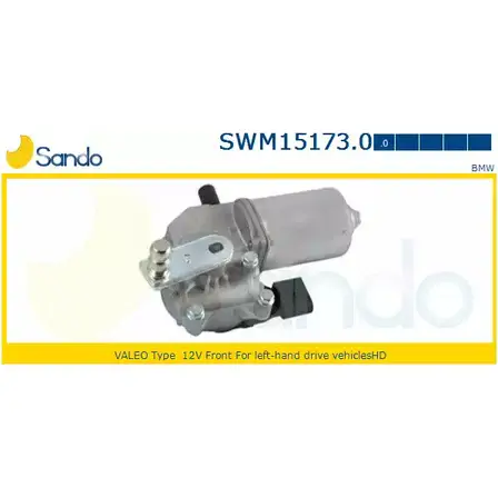Мотор стеклоочистителя SANDO GUW9B1 SWM15173.0 1266871175 C2 RQN изображение 0