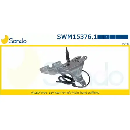 Мотор стеклоочистителя SANDO P6 P7S D34EVU SWM15376.1 1266871757 изображение 0