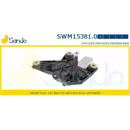 Мотор стеклоочистителя SANDO PYW9E2 SWM15381.0 8D6CB 5 1266871783 изображение 0